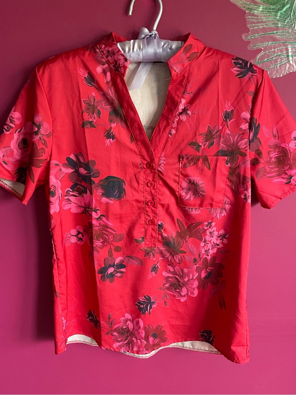 Shortsleeve Floral Pleated Dress Top🌺🌺